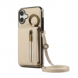 Kuori iPhone 17 Vetoketjullinen Lompakko