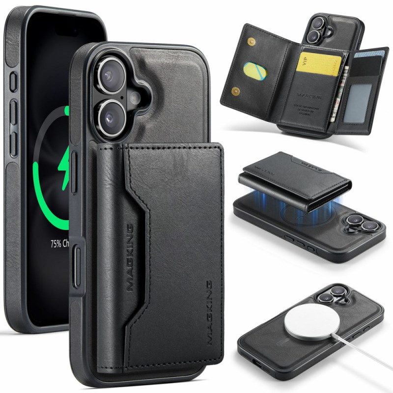 Kuori iPhone 17 Yhteensopiva Magsafe Irrotettavan Korttikotelon Magging Kanssa