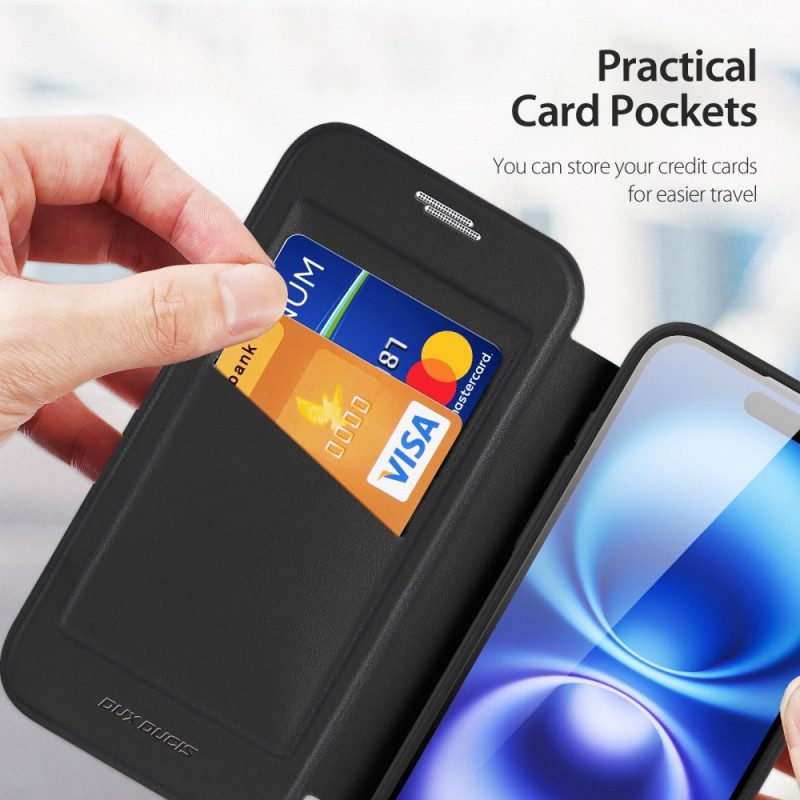 Nahkakotelo iPhone 17 Magsafe Skin X Pro -sarja Dux Ducis