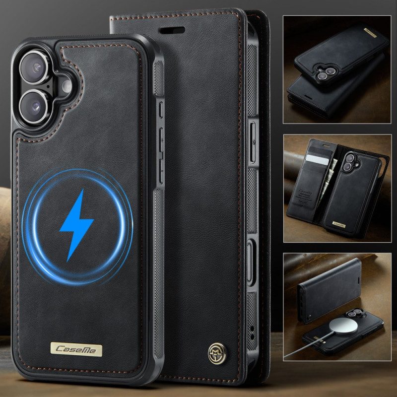Nahkakotelo iPhone 17 Magsafe-yhteensopiva Irrotettava Kotelo Ja Rfid-suoja