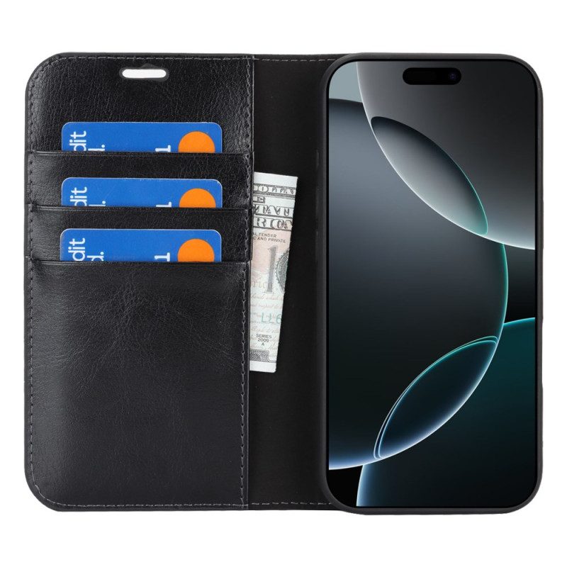 Nahkakotelo iPhone 17 Nahka Suojakuori