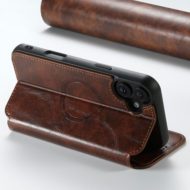 Nahkakotelo iPhone 17 Puhelinkuoret Magsafe-yhteensopiva