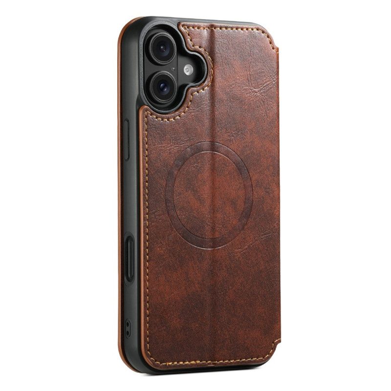 Nahkakotelo iPhone 17 Puhelinkuoret Magsafe-yhteensopiva