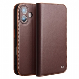 Nahkakotelo iPhone 17 Qialino Nahka Suojakuori