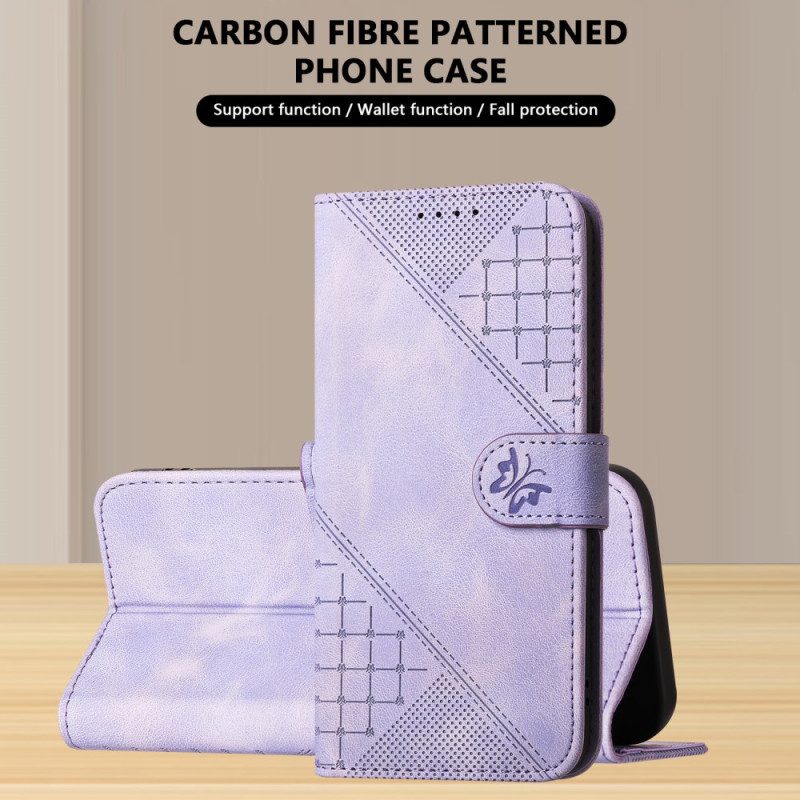 Kotelot Google Pixel 10 Pro Xl Geometrinen Ja Perhoskuvio Suojakuori