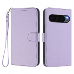 Kotelot Google Pixel 10 Pro Xl Yksivärinen Tekonahka Ja Hihna