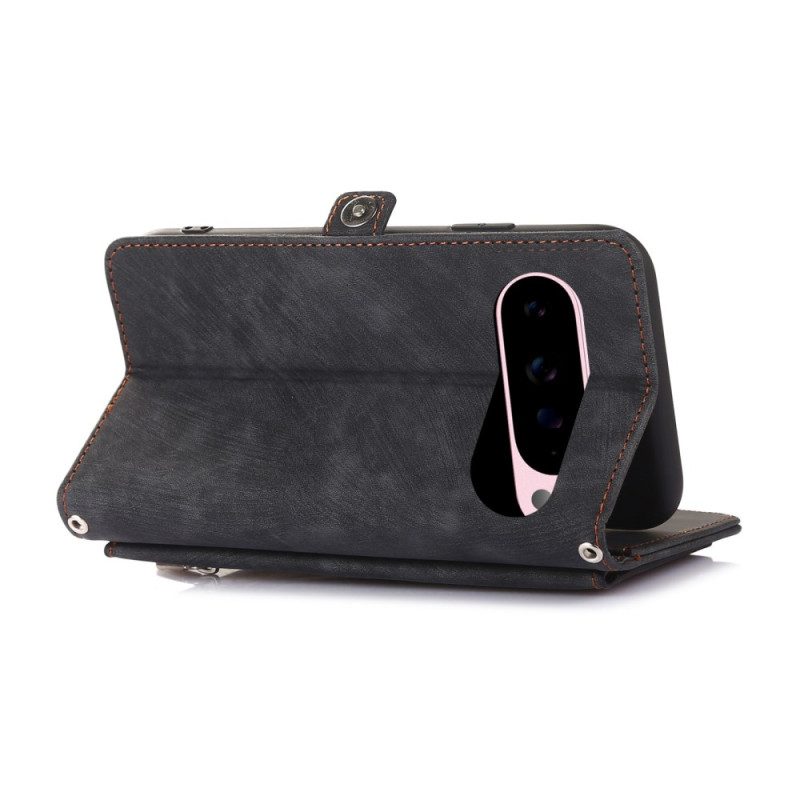 Kuoret Google Pixel 10 Pro Xl Mokkanahkamainen Lompakko