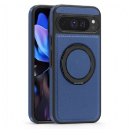 Kuori Google Pixel 10 Pro Xl Magsafe-yhteensopiva Sormuspidike Mokkanahkakuvio