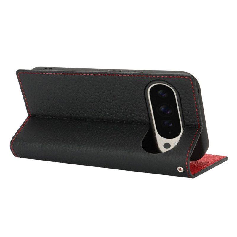 Nahkakotelo Google Pixel 10 Pro Xl Nahka Hihnalla