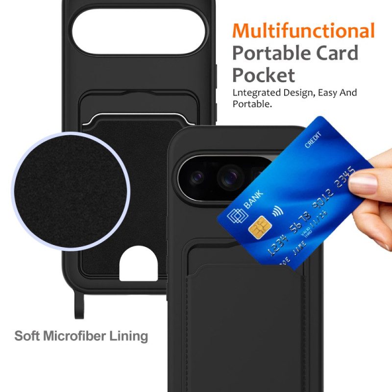 Puhelinkuoret Google Pixel 10 Pro Xl Silikoni Korttipidikkeellä