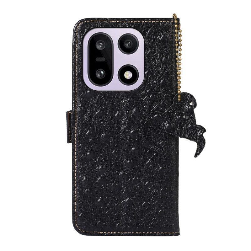 Kotelot Oneplus 15 Aitoa Nahkaa Rfid-suojauksella Suojakuori