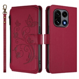 Kotelot Oneplus 15 Kukallinen Lompakko Hihnalla Suojakuori