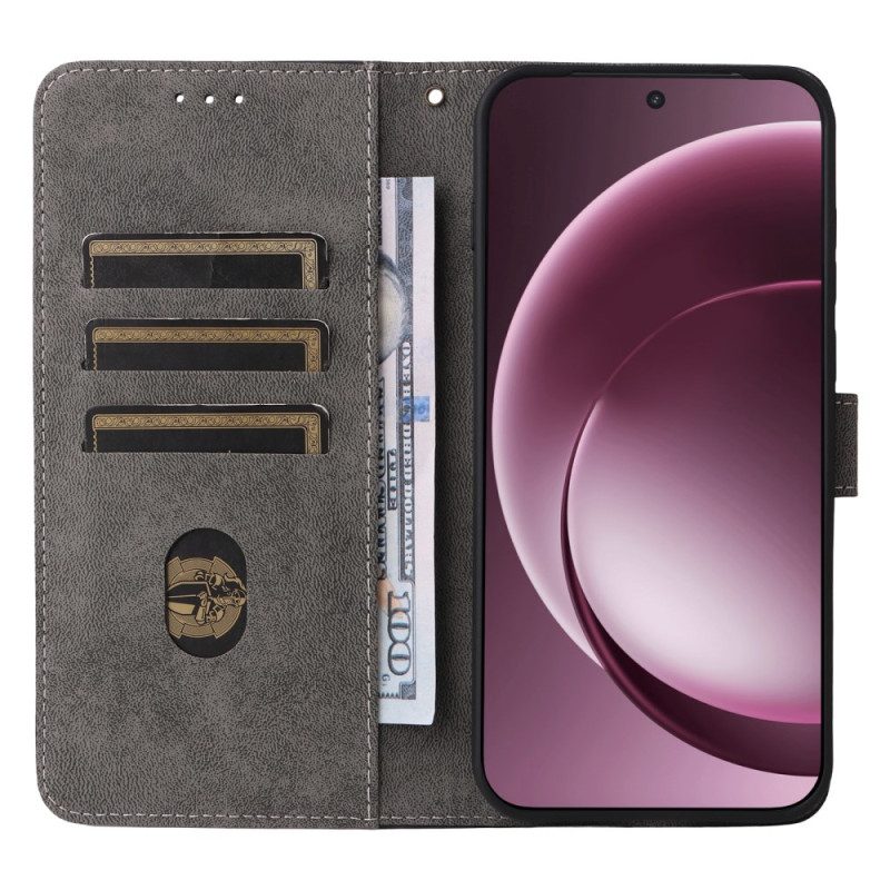 Kotelot Oneplus 15 Puhelinkuoret Mokkanahkaefekti Hihnalla