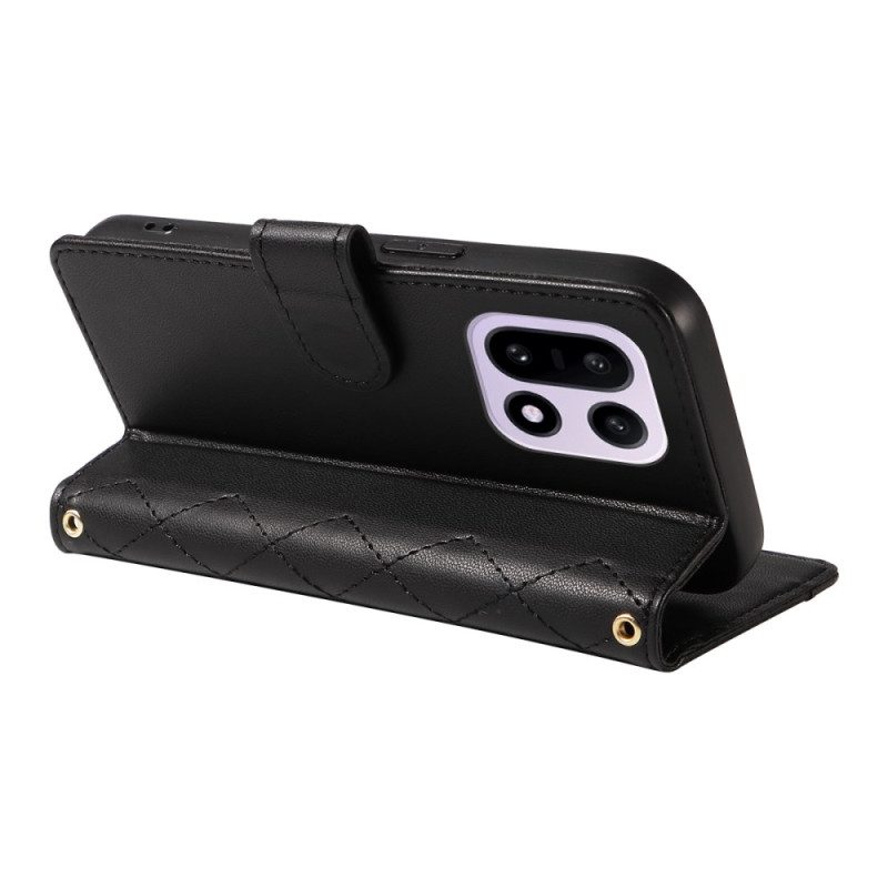 Kotelot Oneplus 15 Tikattu Olkahihnalla Ja Hihnalla