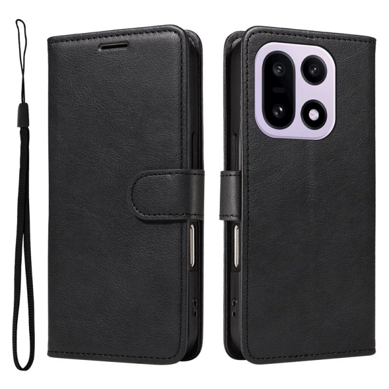 Kuoret Oneplus 15 Yksivärinen Tekonahka