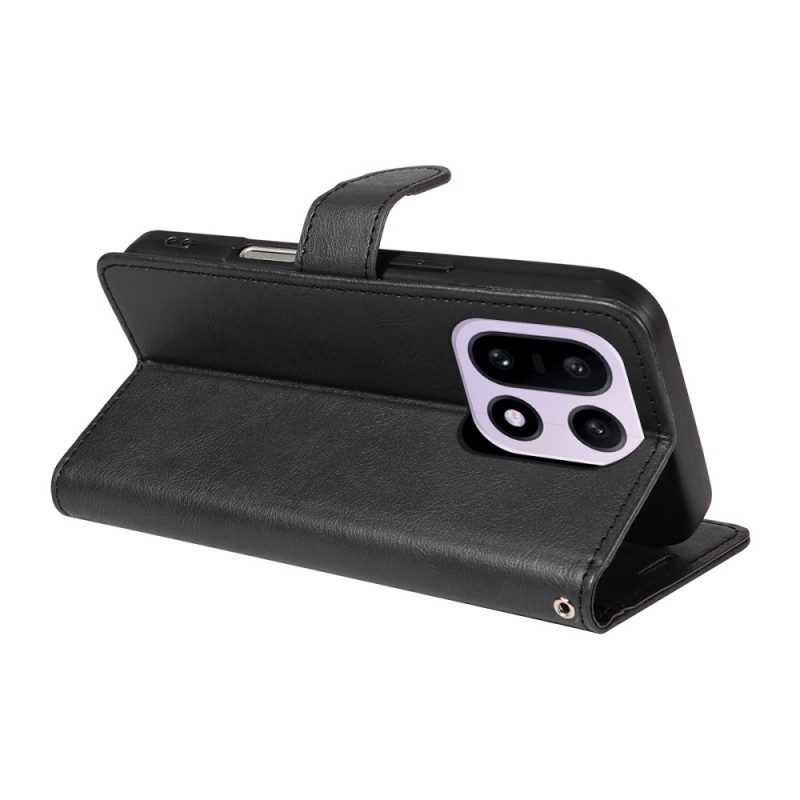 Kuoret Oneplus 15 Yksivärinen Tekonahka