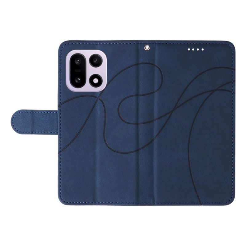 Nahkakotelo Oneplus 15 Aaltoileva