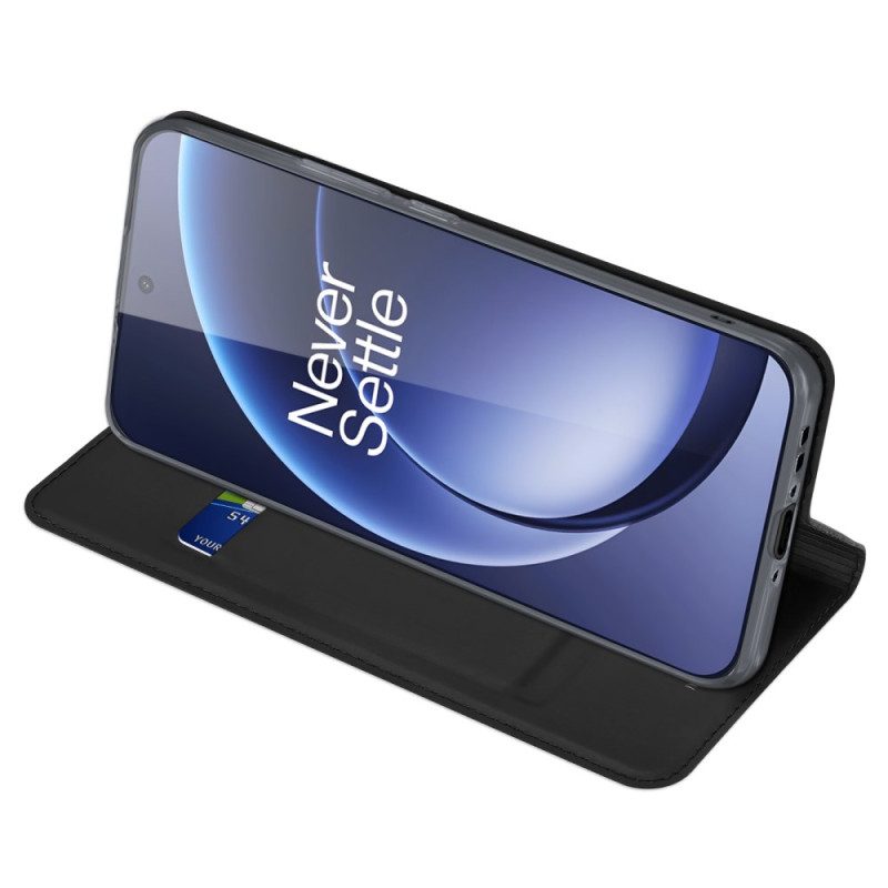 Nahkakotelo Oneplus 15 Dux Ducis Skin Pro -sarja Suojakuori