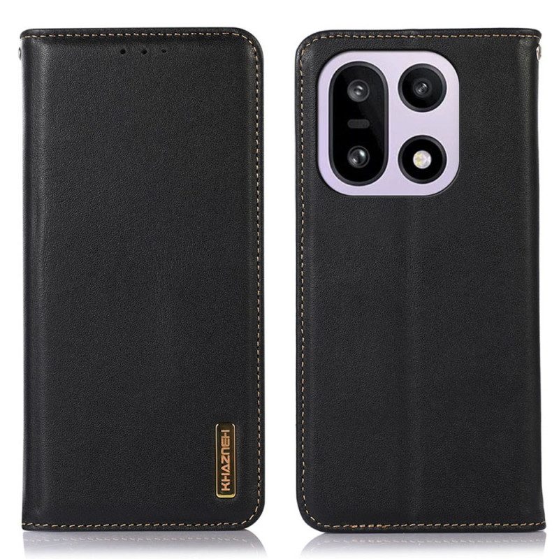 Nahkakotelo Oneplus 15 Puhelinkuoret Khazneh-nahka