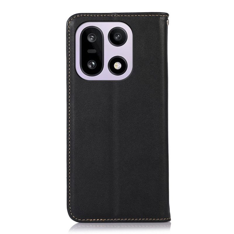 Nahkakotelo Oneplus 15 Puhelinkuoret Khazneh-nahka