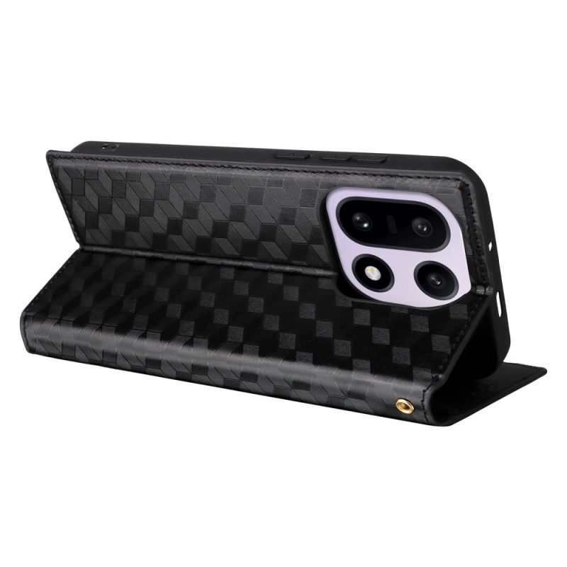 Nahkakotelo Oneplus 15 Timanttikuvio