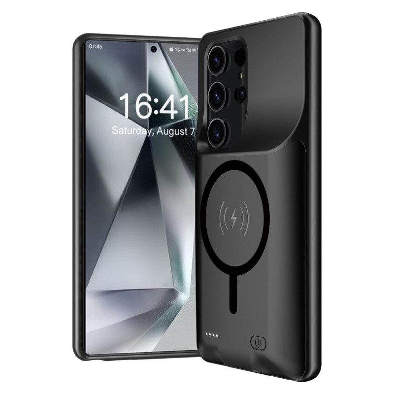 10000mah Ulkoinen Akkukotelo Samsung Galaxy S25 Ultralle Magneettikiinnitys