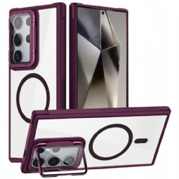 Case Samsung Galaxy S25 Ultra 5g Puhelinkuoret Magsafe-yhteensopiva Sisäänrakennetulla Jalustalla