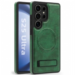 Case Samsung Galaxy S25 Ultra 5g Puhelinkuoret Nahkakuvio Yhteensopiva Magsafen Kanssa