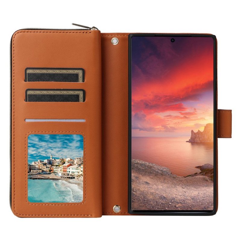 Kotelot Samsung Galaxy S25 Ultra 5g 9 Korttipaikkaa Hihnalla