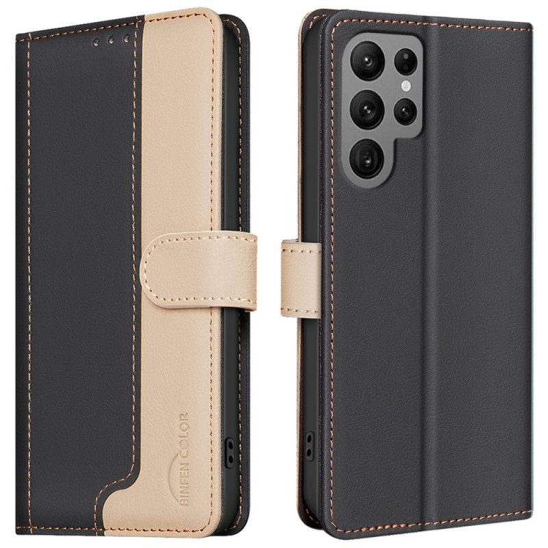 Kotelot Samsung Galaxy S25 Ultra 5g Kaksivärinen Rfid-suojattu Binfen Color