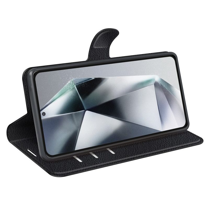 Kotelot Samsung Galaxy S25 Ultra 5g Klassinen Litsikuvioinen Tekonahkalaukku Suojakuori