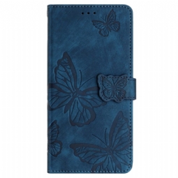 Kotelot Samsung Galaxy S25 Ultra 5g Mokkanahkakuvioiset Perhoset Suojakuori