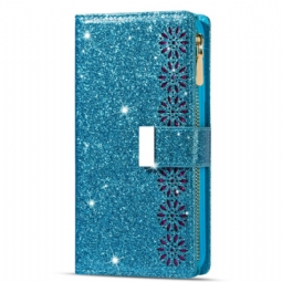 Kotelot Samsung Galaxy S25 Ultra 5g Paljetteja Hopeisella Soljella