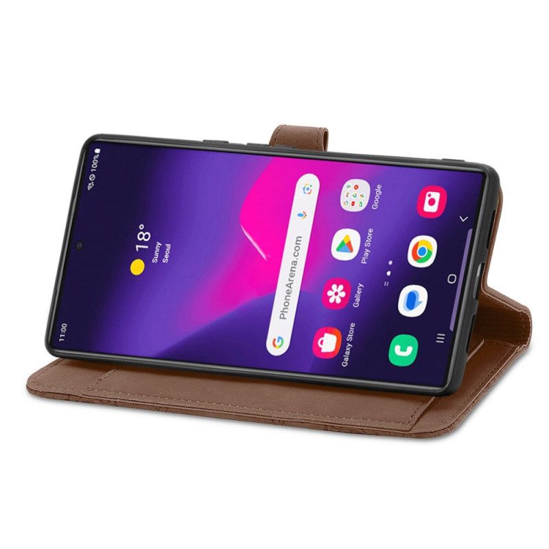 Kotelot Samsung Galaxy S25 Ultra 5g Pitsikuvioinen Vetoketjullinen Lompakko