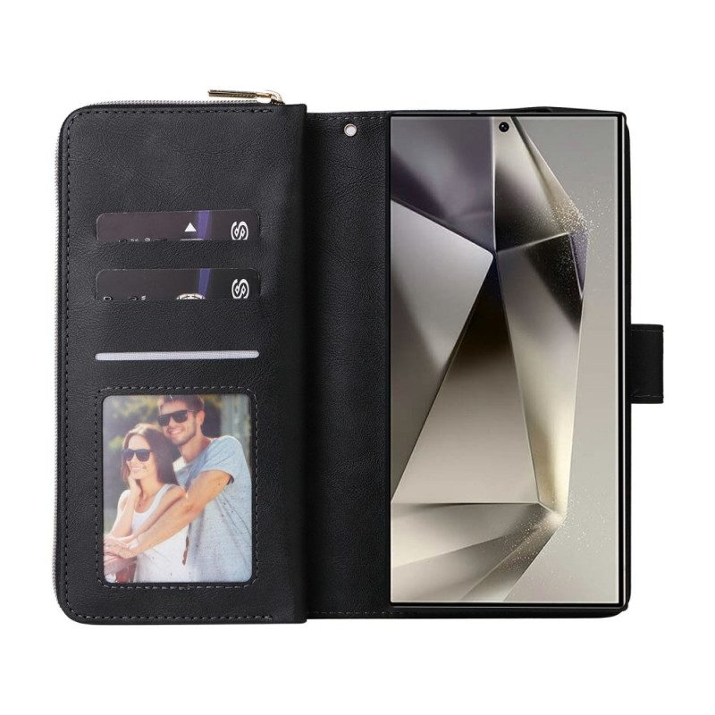 Kotelot Samsung Galaxy S25 Ultra 5g Puhelinkuoret Vetoketjullinen Ja Hihnallinen Tasku