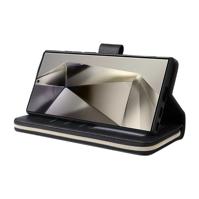 Kotelot Samsung Galaxy S25 Ultra 5g Puhelinkuoret Vetoketjullinen Ja Hihnallinen Tasku