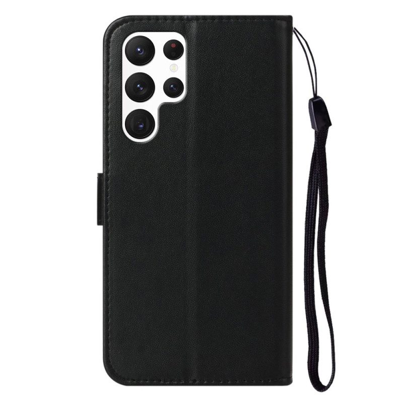 Kotelot Samsung Galaxy S25 Ultra 5g Yksivärinen Keinonahka