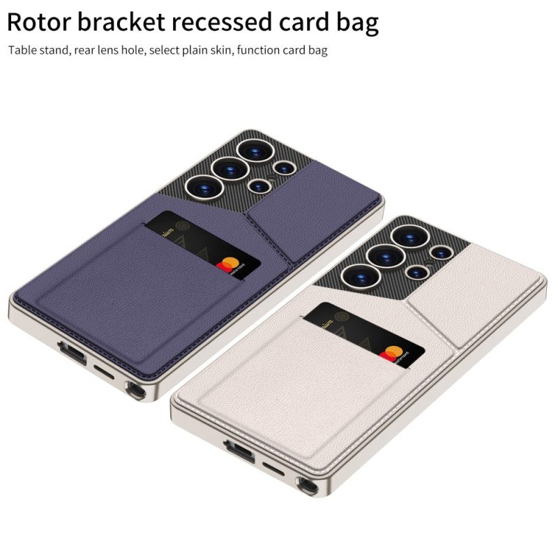 Kuori Samsung Galaxy S25 Ultra 5g Gkk-korttikotelo Ja Jalusta