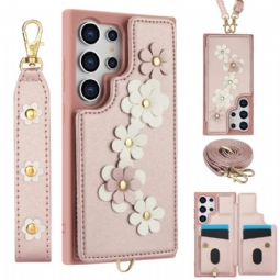 Kuori Samsung Galaxy S25 Ultra 5g Korttikotelo Narulla Ja Olkahihnalla