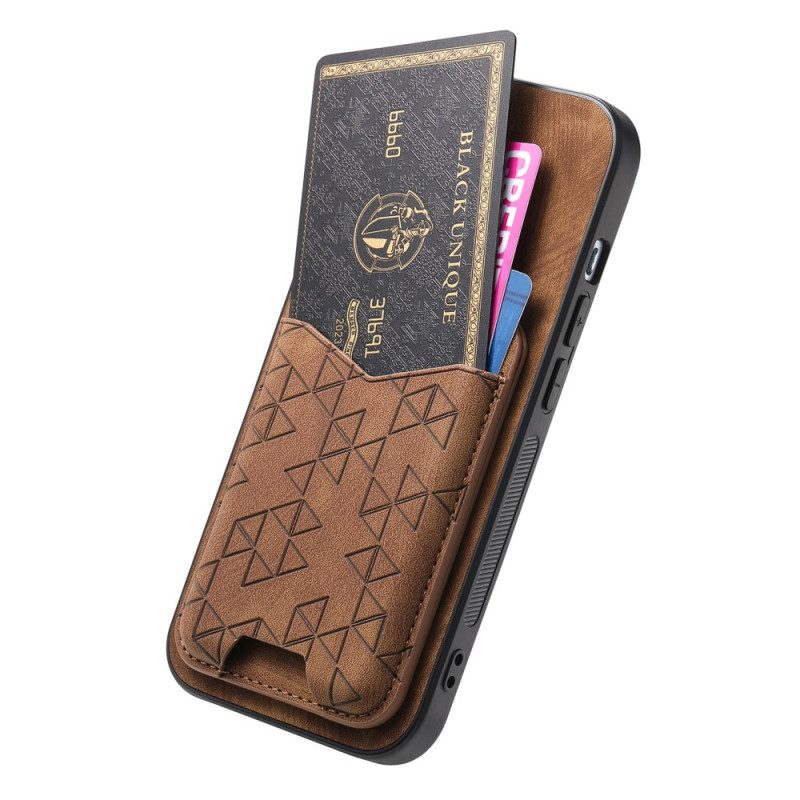 Kuori Samsung Galaxy S25 Ultra 5g Kuvioitu Korttikotelo Ja Jalusta