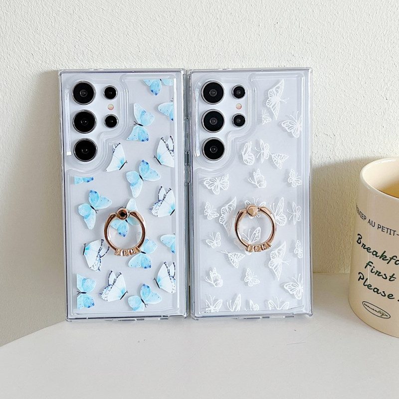 Kuori Samsung Galaxy S25 Ultra 5g Kuviollinen Sormusteline