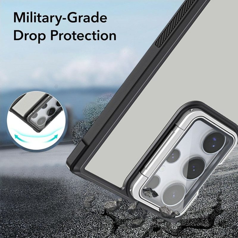 Kuori Samsung Galaxy S25 Ultra 5g Linssinsuojus Ja Jalusta Suojakuori