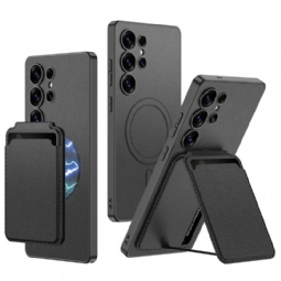 Kuori Samsung Galaxy S25 Ultra 5g Magsafe-yhteensopiva Korttikotelon Kanssa Suojakuori