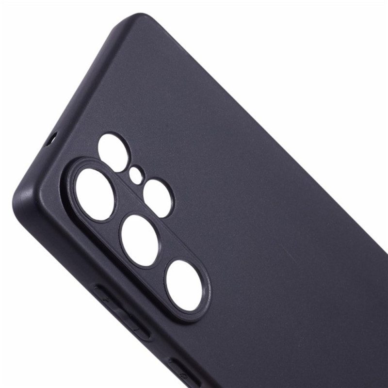 Kuori Samsung Galaxy S25 Ultra 5g Matta Silikoni Karkaistulla Lasilla