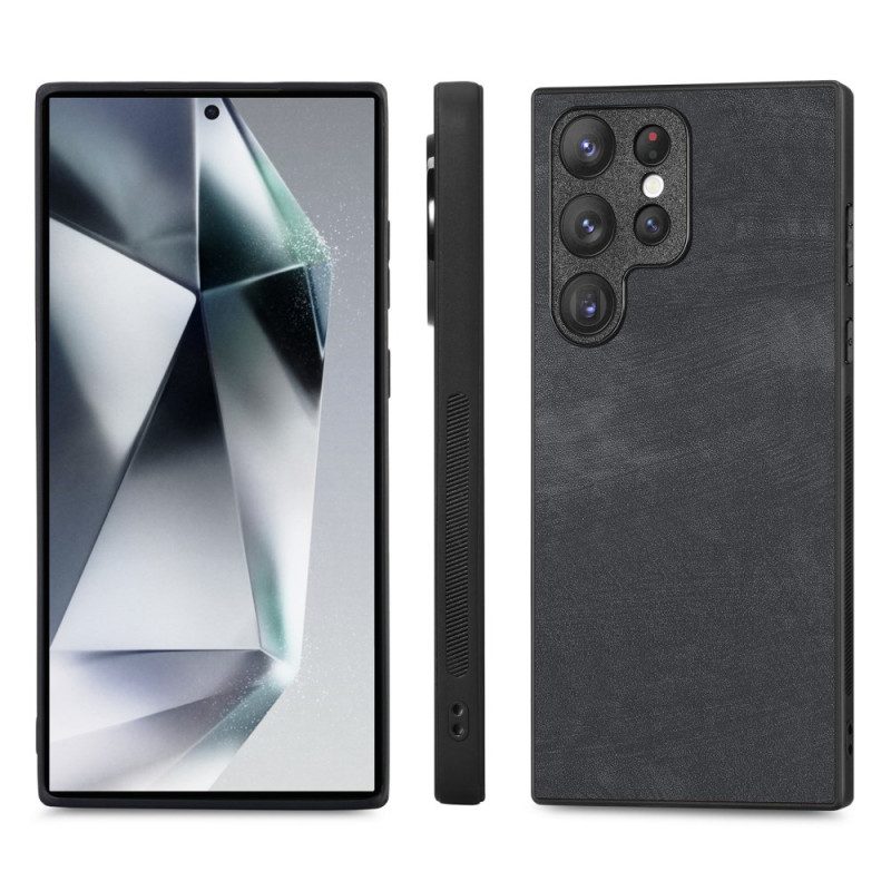 Kuori Samsung Galaxy S25 Ultra 5g Mokkanahkatyylinen