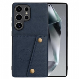 Kuori Samsung Galaxy S25 Ultra 5g Retrotyylinen Korttikotelo