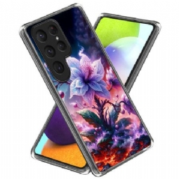 Kuori Samsung Galaxy S25 Ultra 5g Violetit Kukat