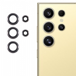 Metallinen Linssin Suojus Samsung Galaxy S25 Ultra 5g Galvanoitu Ja Karkaistu Lasi