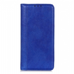 Nahkakotelo Samsung Galaxy S25 Ultra 5g Haljasnahkainen Litsi