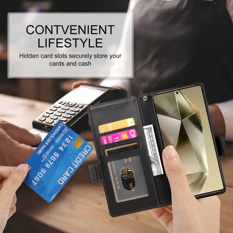 Nahkakotelo Samsung Galaxy S25 Ultra 5g Ohut